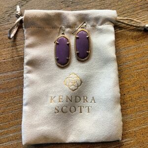 Kendra Scott purple earrings